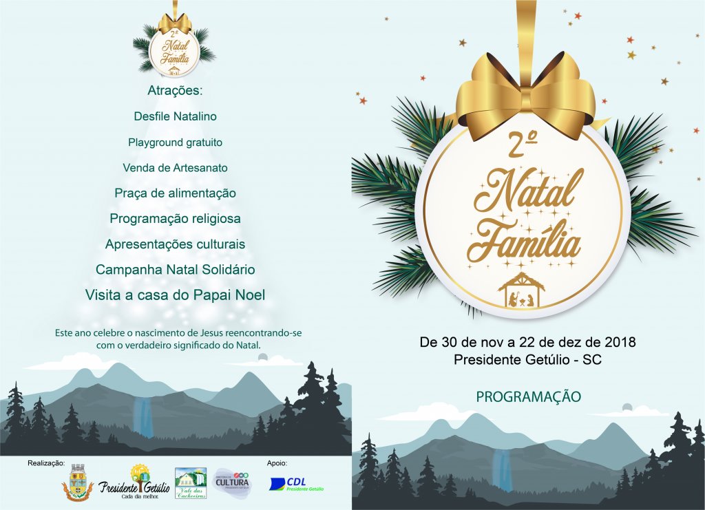 AMAVI - Presidente Getúlio: Natal Família 2018